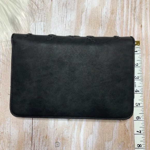 Black and gold crossbody purse - Picture 2 of 2